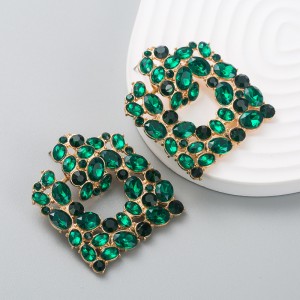 Fashion Jewelry Rhinestone Earrings For Women YWHME-978 