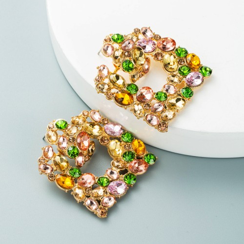 Fashion Jewelry Rhinestone Earrings For Women YWHME-978