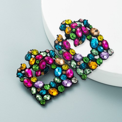 Fashion Jewelry Rhinestone Earrings For Women YWHME-978