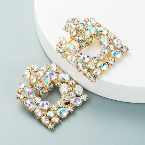 Fashion Jewelry Rhinestone Earrings For Women YWHME-978