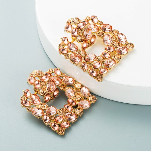 Fashion Jewelry Rhinestone Earrings For Women YWHME-978