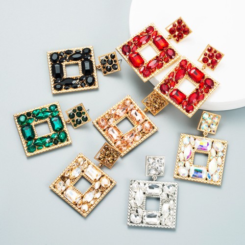 Fashion Jewelry Rhinestone Earrings For Women YWHME-979