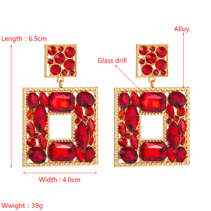 Fashion Jewelry Rhinestone Earrings For Women YWHME-979 