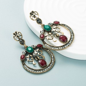 Fashion Jewelry Rhinestone Earrings For Women YWHME-980 