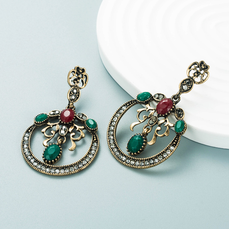 Fashion Jewelry Rhinestone Earrings For Women YWHME-980 