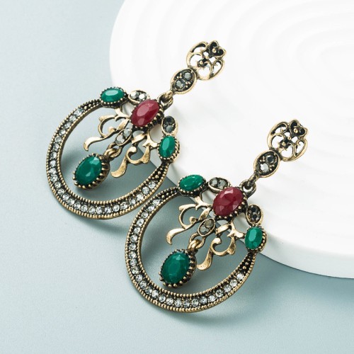 Fashion Jewelry Rhinestone Earrings For Women YWHME-980