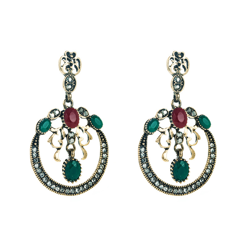 Fashion Jewelry Rhinestone Earrings For Women YWHME-980 