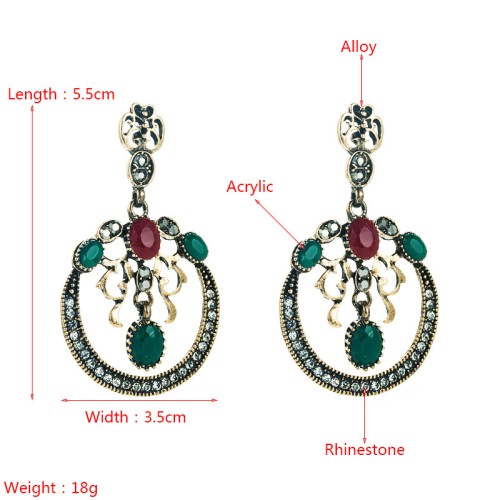 Fashion Jewelry Rhinestone Earrings For Women YWHME-980