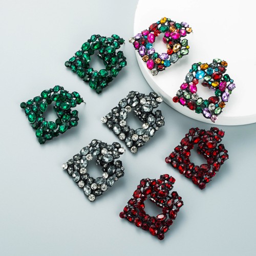 Fashion Jewelry Rhinestone Earrings For Women YWHME-981