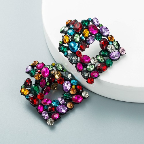 Fashion Jewelry Rhinestone Earrings For Women YWHME-981