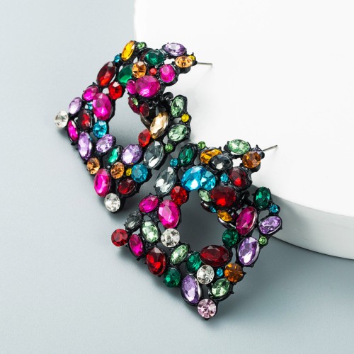 Fashion Jewelry Rhinestone Earrings For Women YWHME-981