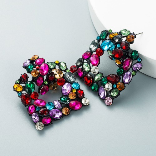 Fashion Jewelry Rhinestone Earrings For Women YWHME-981