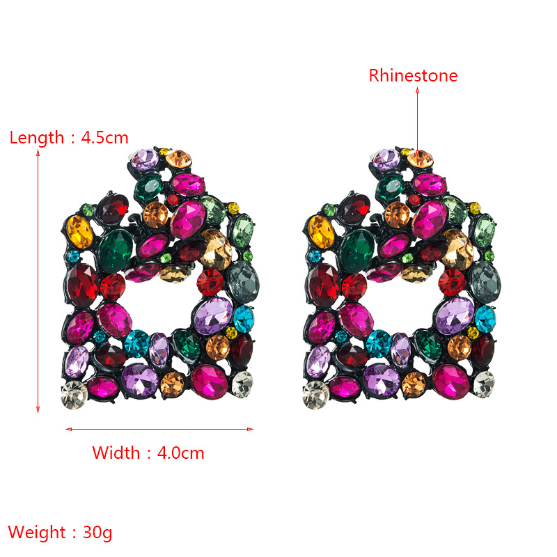 Fashion Jewelry Rhinestone Earrings For Women YWHME-981 