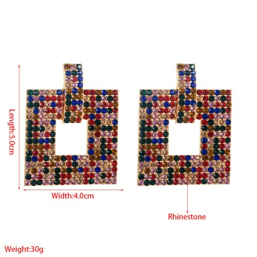 Fashion Jewelry Rhinestone Earrings For Women YWHME-982