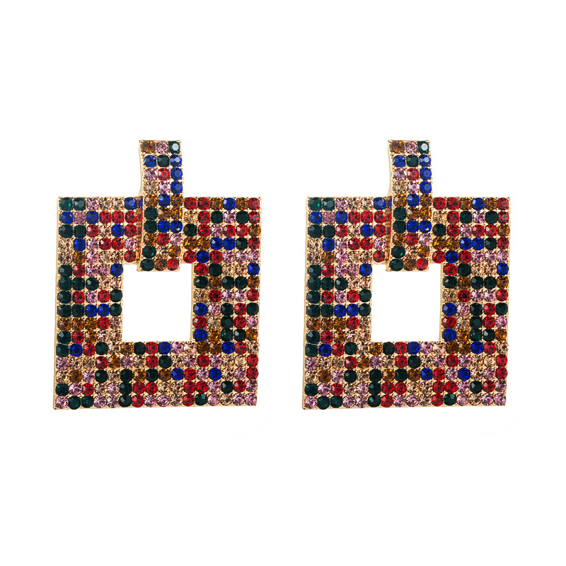 Fashion Jewelry Rhinestone Earrings For Women YWHME-982 