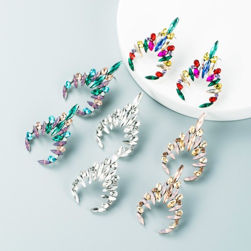 Fashion Jewelry Rhinestone Earrings For Women YWHME-983