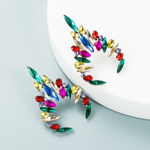 Fashion Jewelry Rhinestone Earrings For Women YWHME-983