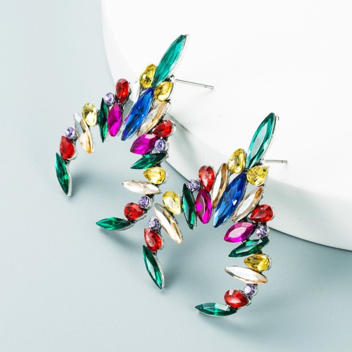 Fashion Jewelry Rhinestone Earrings For Women YWHME-983