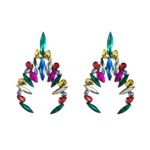 Fashion Jewelry Rhinestone Earrings For Women YWHME-983