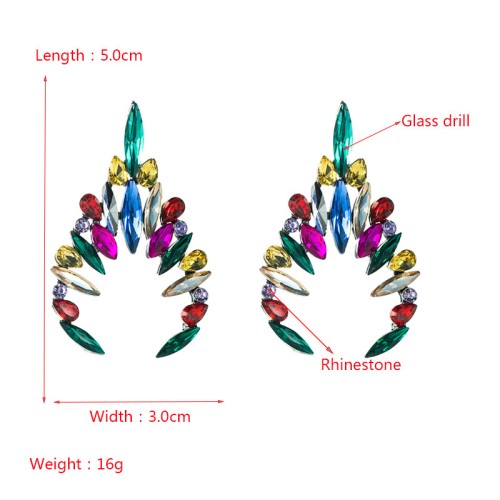 Fashion Jewelry Rhinestone Earrings For Women YWHME-983