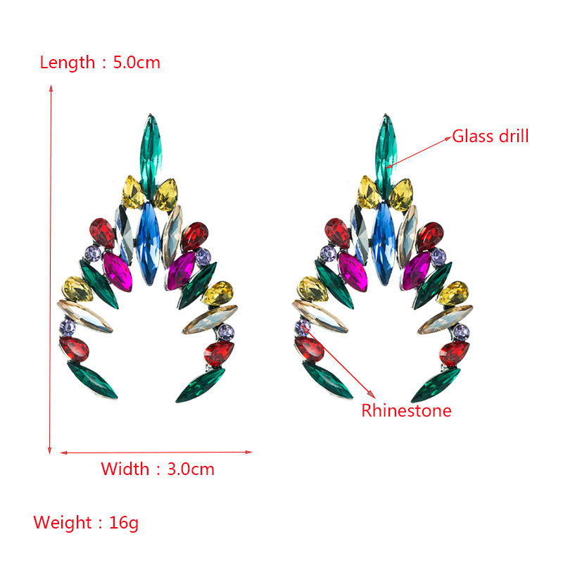 Fashion Jewelry Rhinestone Earrings For Women YWHME-983 