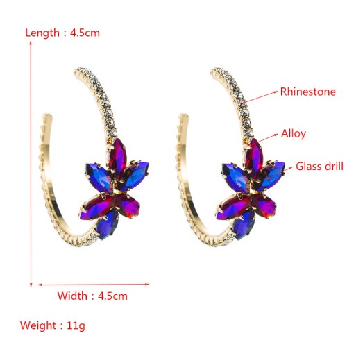 Fashion Jewelry Rhinestone Earrings For Women YWHME-984