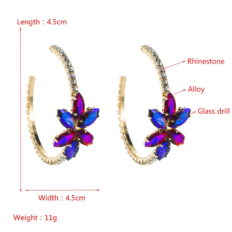 Fashion Jewelry Rhinestone Earrings For Women YWHME-984 