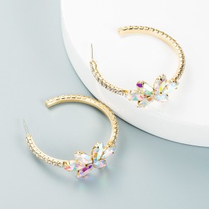 Fashion Jewelry Rhinestone Earrings For Women YWHME-984 