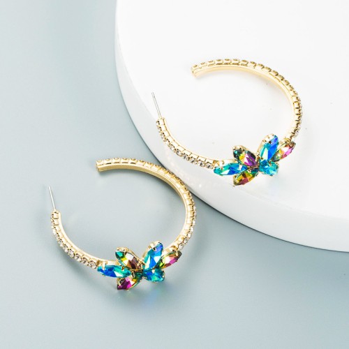 Fashion Jewelry Rhinestone Earrings For Women YWHME-984