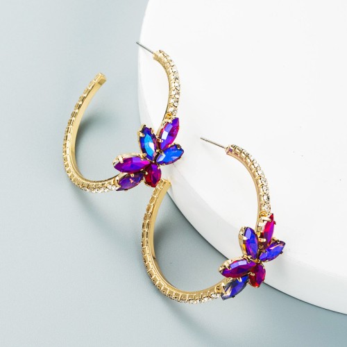 Fashion Jewelry Rhinestone Earrings For Women YWHME-984