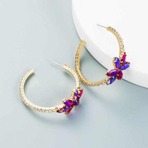 Fashion Jewelry Rhinestone Earrings For Women YWHME-984