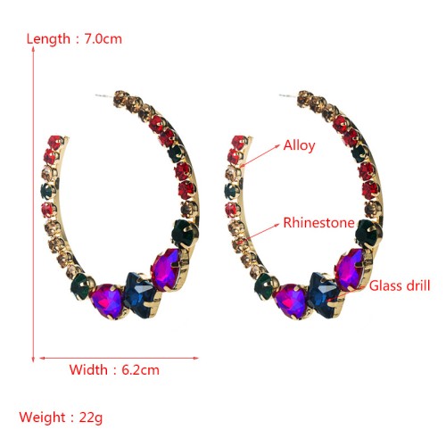 Fashion Jewelry Rhinestone Earrings For Women YWHME-986