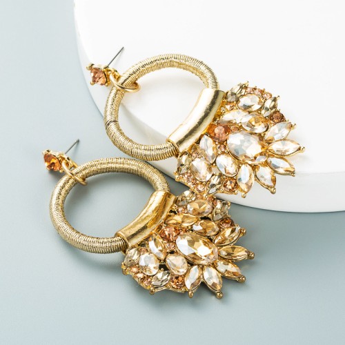 Fashion Jewelry Rhinestone Earrings For Women YWHME-988