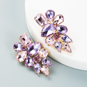 Fashion Jewelry Rhinestone Earrings For Women YWHME-989 