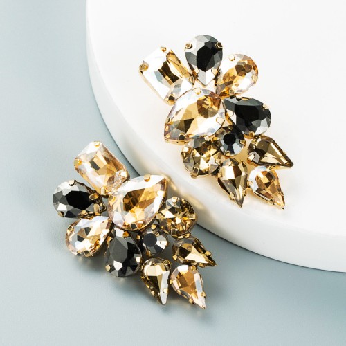 Fashion Jewelry Rhinestone Earrings For Women YWHME-989