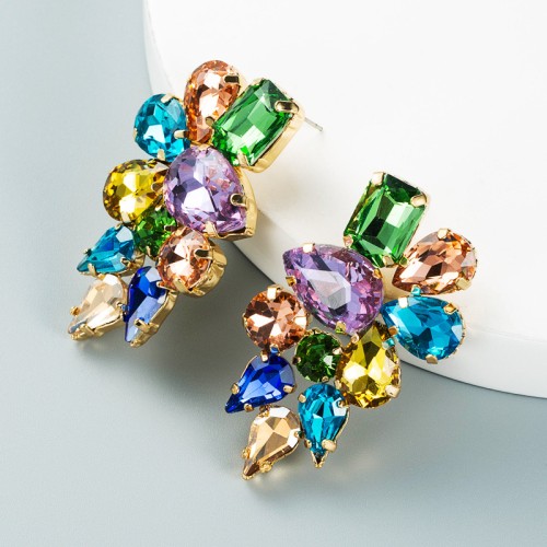 Fashion Jewelry Rhinestone Earrings For Women YWHME-989