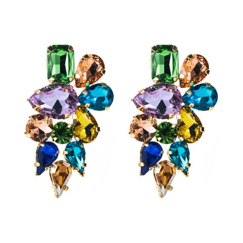 Fashion Jewelry Rhinestone Earrings For Women YWHME-989