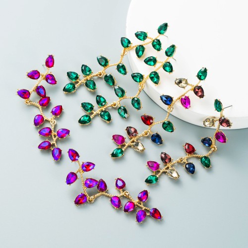 Fashion Jewelry Rhinestone Earrings For Women YWHME-990