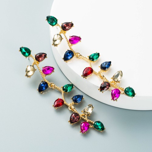 Fashion Jewelry Rhinestone Earrings For Women YWHME-990