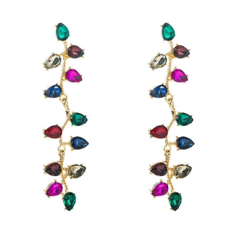 Fashion Jewelry Rhinestone Earrings For Women YWHME-990 