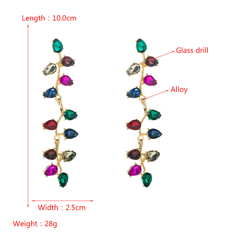 Fashion Jewelry Rhinestone Earrings For Women YWHME-990 