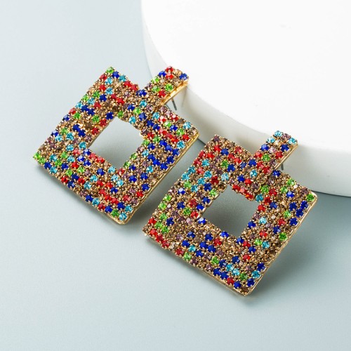 Fashion Jewelry Rhinestone Earrings For Women YWHME-991