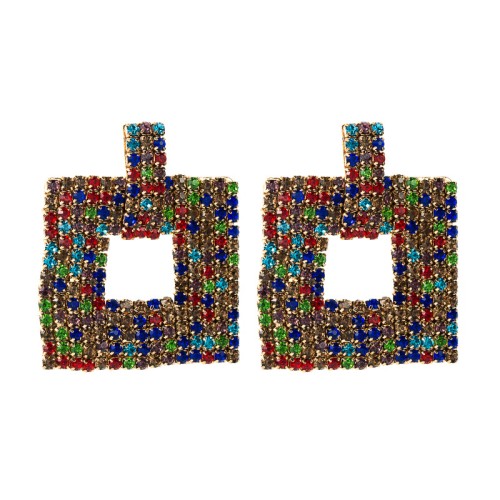 Fashion Jewelry Rhinestone Earrings For Women YWHME-991