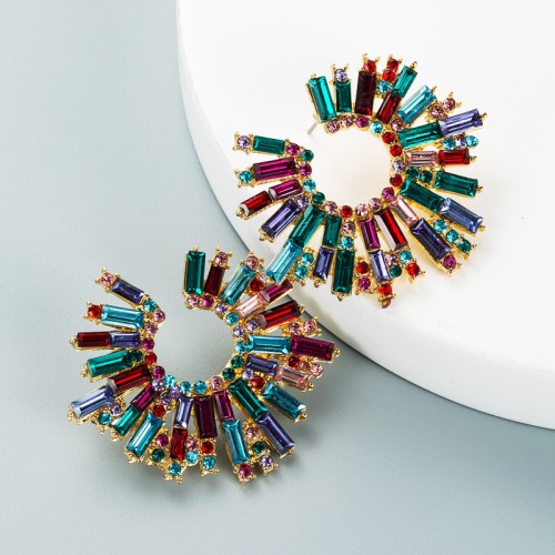 Fashion Jewelry Rhinestone Earrings For Women YWHME-992