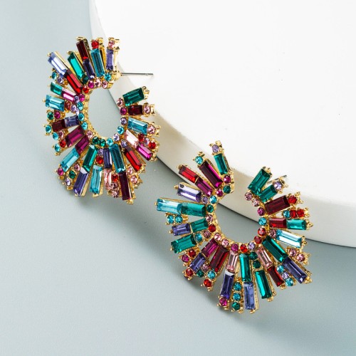 Fashion Jewelry Rhinestone Earrings For Women YWHME-992