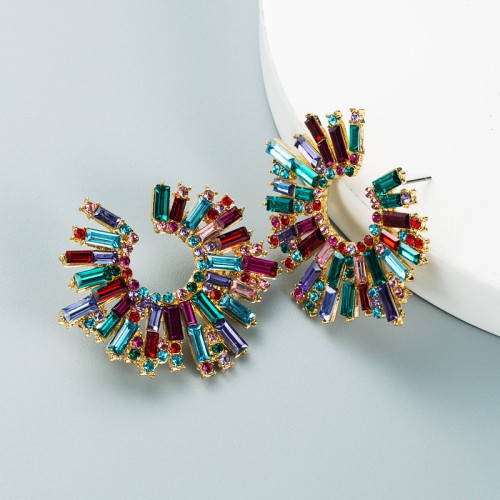 Fashion Jewelry Rhinestone Earrings For Women YWHME-992