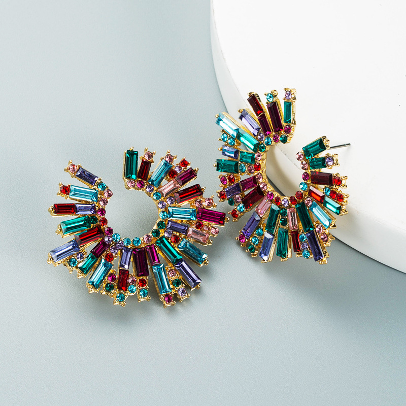 Fashion Jewelry Rhinestone Earrings For Women YWHME-992 