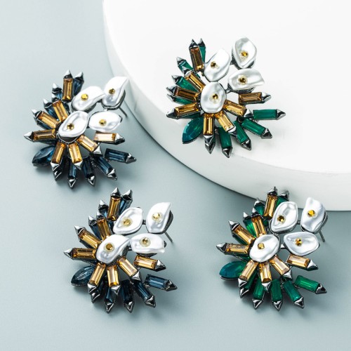 Fashion Jewelry Rhinestone Earrings For Women YWHME-993