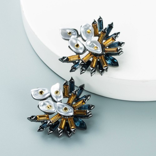 Fashion Jewelry Rhinestone Earrings For Women YWHME-993