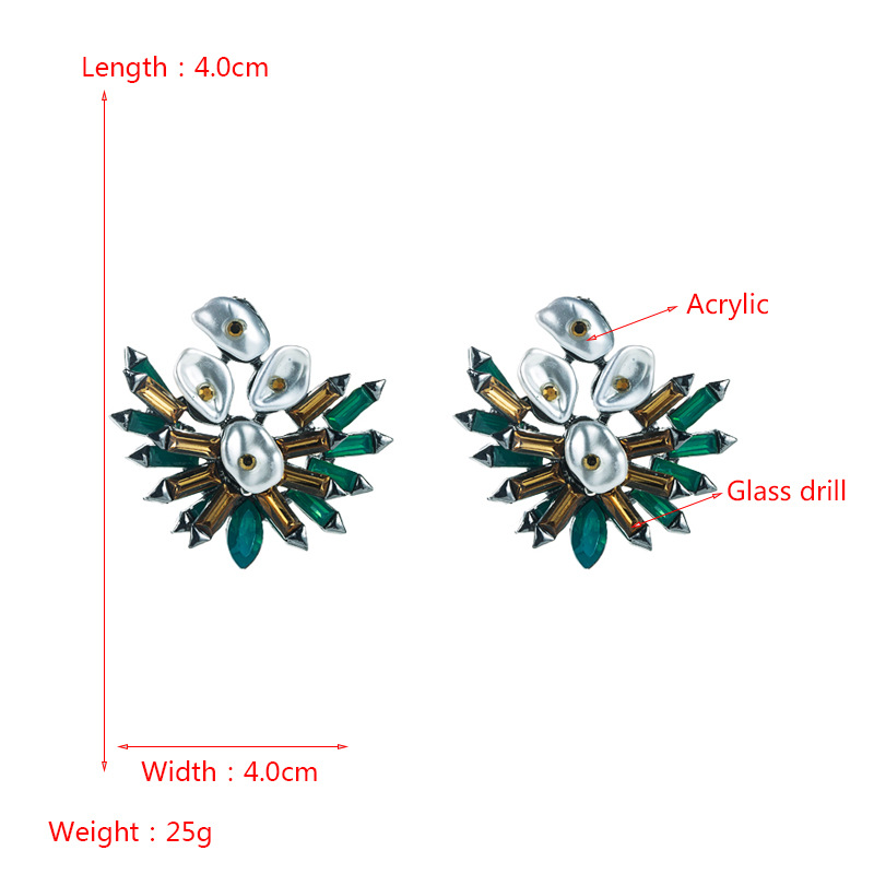 Fashion Jewelry Rhinestone Earrings For Women YWHME-993 